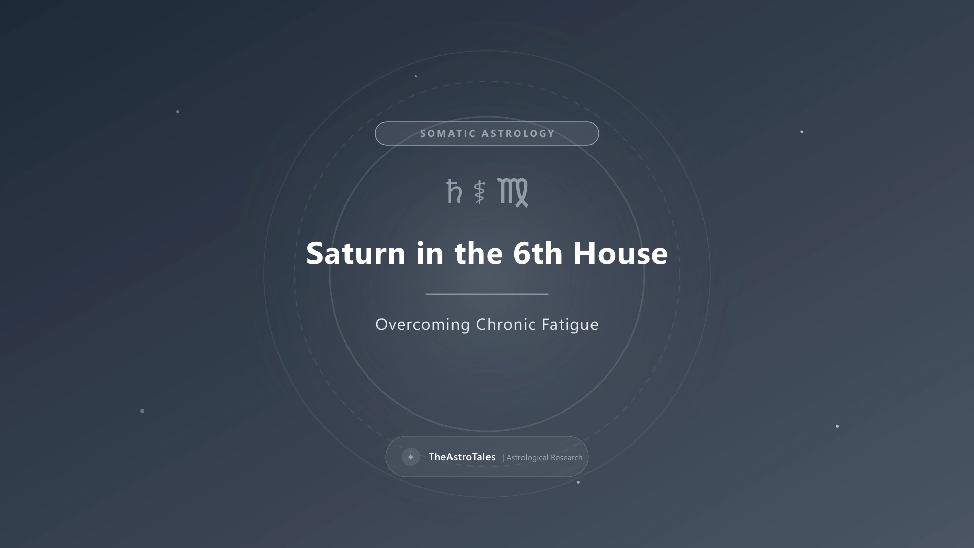 Saturn in the 6th House