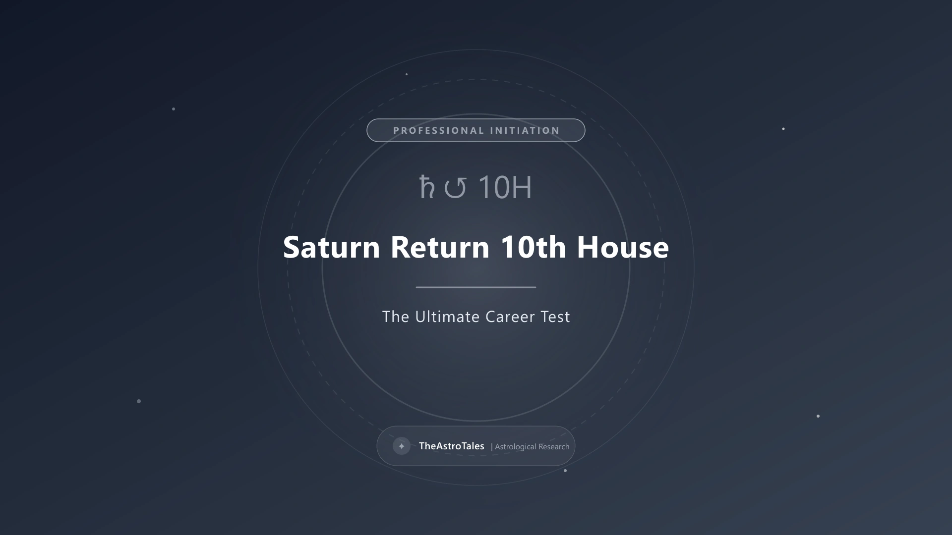 Saturn Return 10th House